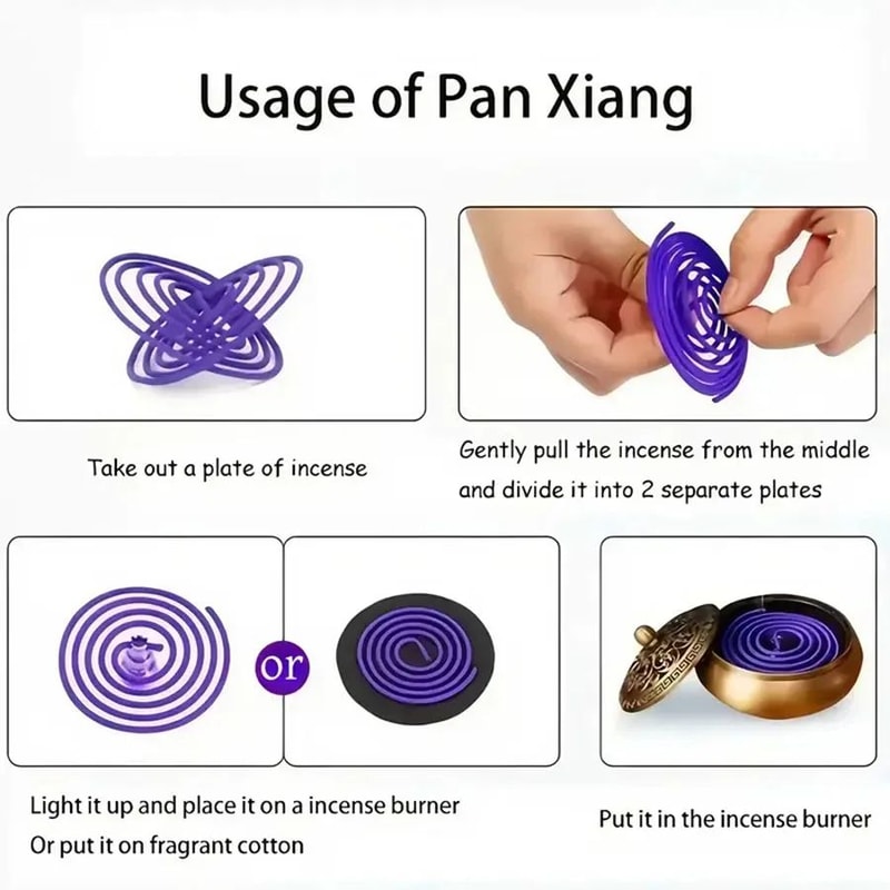 50pcs Mixed Spiral Incense Sticks 4