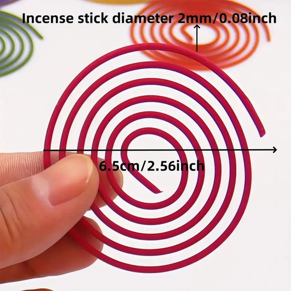 50pcs Mixed Spiral Incense Sticks 6