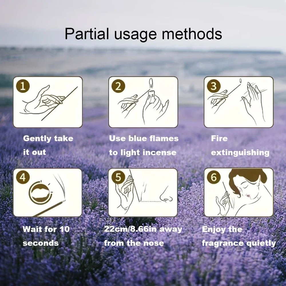 Lavender Aromatherapy Wood Sticks 866 Inch 3