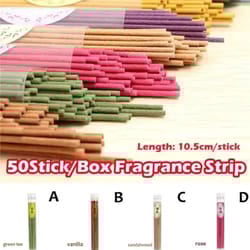 50pcs natural sandalwood aromatherapy incense sticks