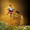 Christmas Santa Solar Kettle Garden Lights 5