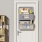 Gray Wall Mounted MultiCompartment Storage Organizer 2