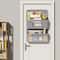 Gray Wall Mounted MultiCompartment Storage Organizer 8