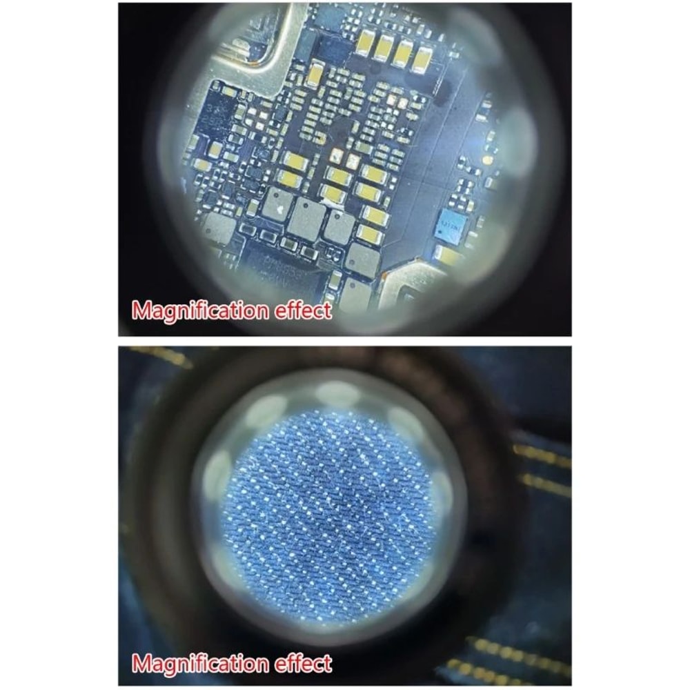 10X Handheld Magnifying Loupe With Scale 7