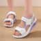 Womens Summer Breathable Wedge Sandals 4
