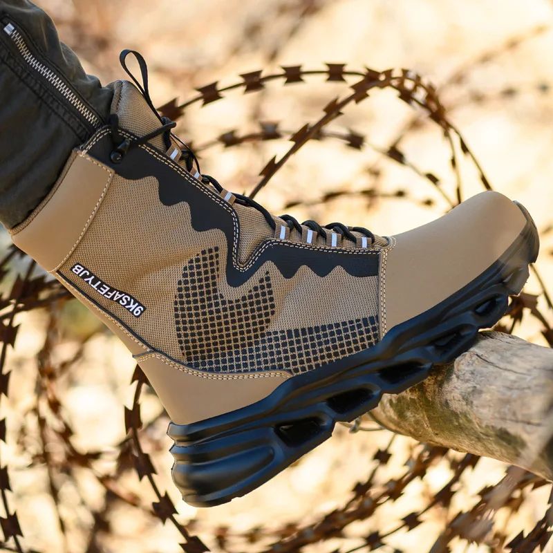 Steel Toe PunctureProof Safety Work Shoes For Men 4