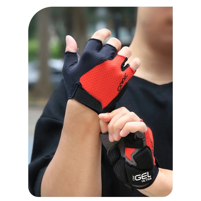 HalfFinger Gel Cycling Gloves For Men And Women 16