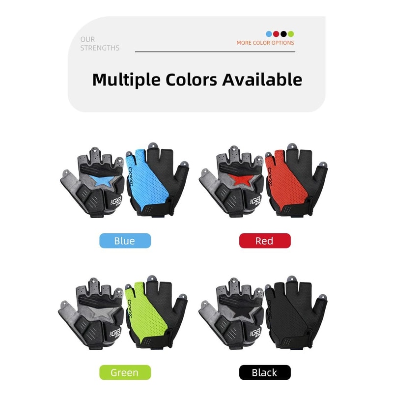 HalfFinger Gel Cycling Gloves For Men And Women 9