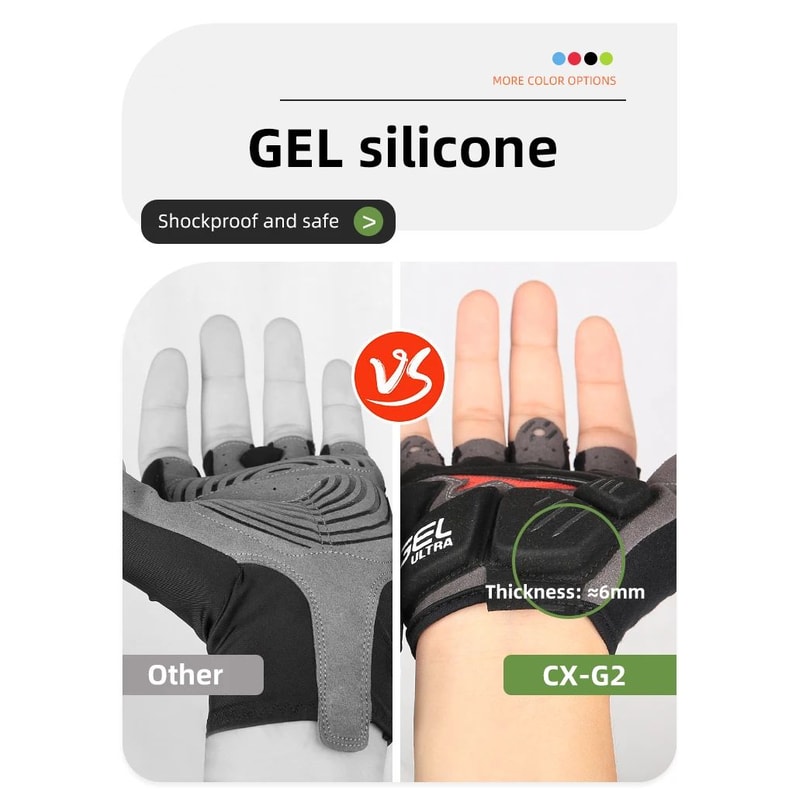 HalfFinger Gel Cycling Gloves For Men And Women 12