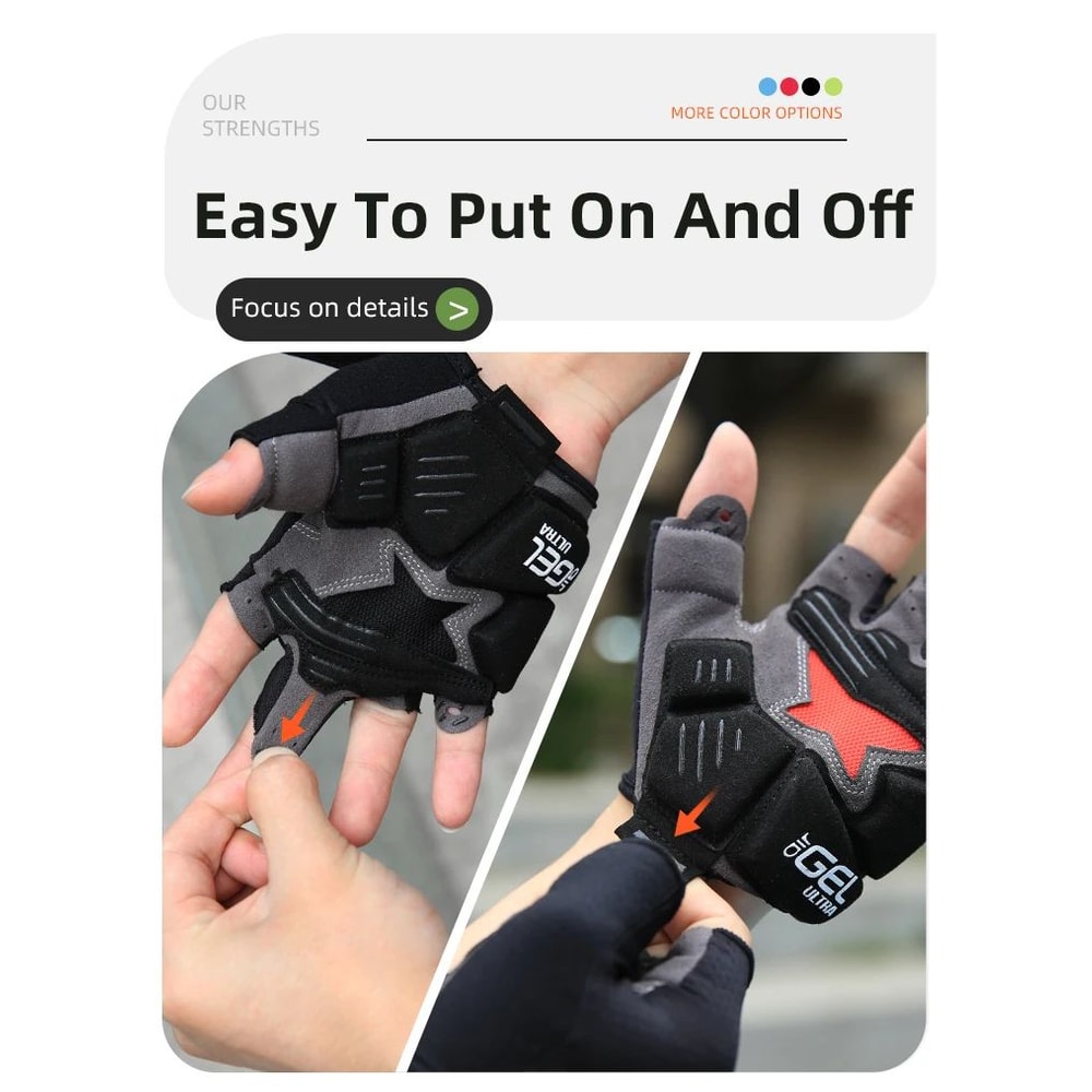 HalfFinger Gel Cycling Gloves For Men And Women 13