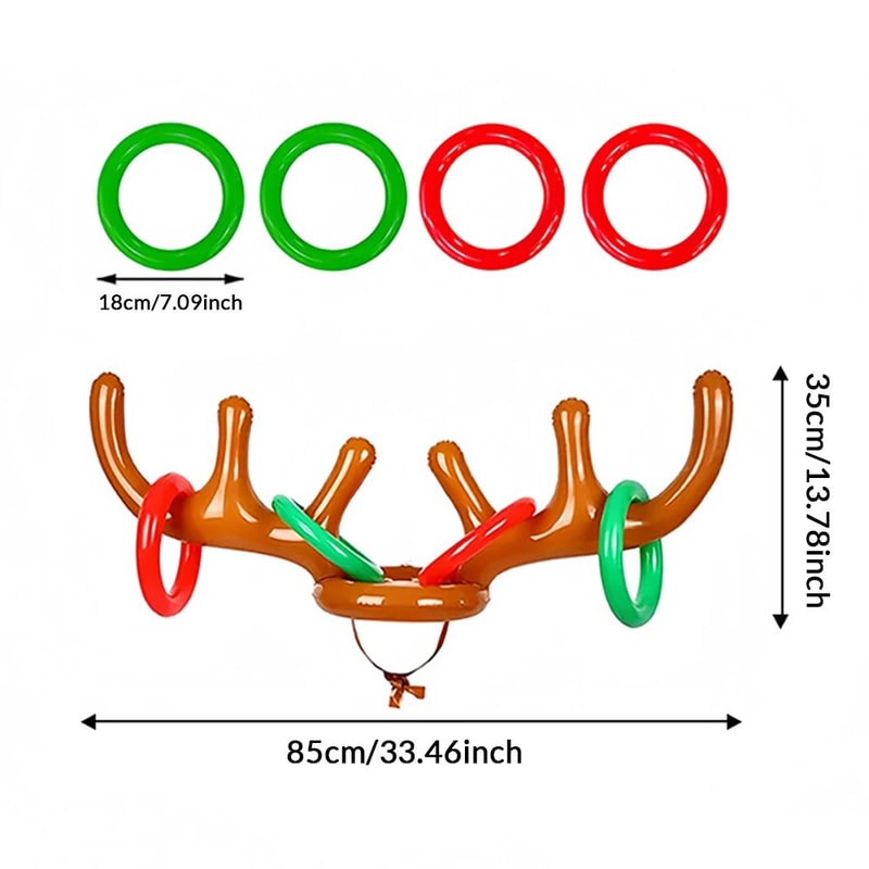 Inflatable Reindeer Antler Ring Toss Game 1