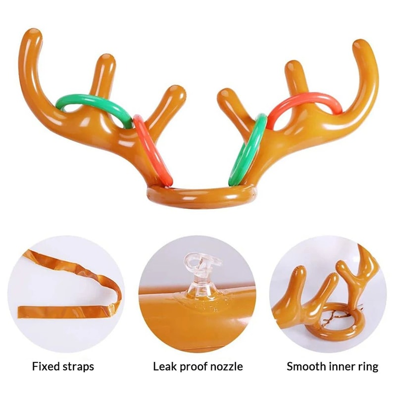 Inflatable Reindeer Antler Ring Toss Game 3
