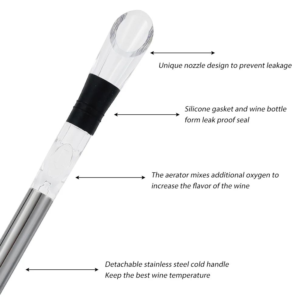 Stainless Steel Wine And Beverage Cooling Stick 1