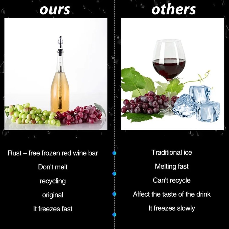 Stainless Steel Wine And Beverage Cooling Stick 3