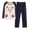 Women Autumn Thin Bear And Cat Print Pajama Set 2