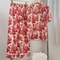 Women Floral Print Satin Pajama Set With Loose Top And Trousers 9