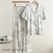 Women Floral Print Satin Pajama Set With Loose Top And Trousers 10