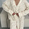 Women 100 Percent Cotton Printed Cardigan Pajama Set 3