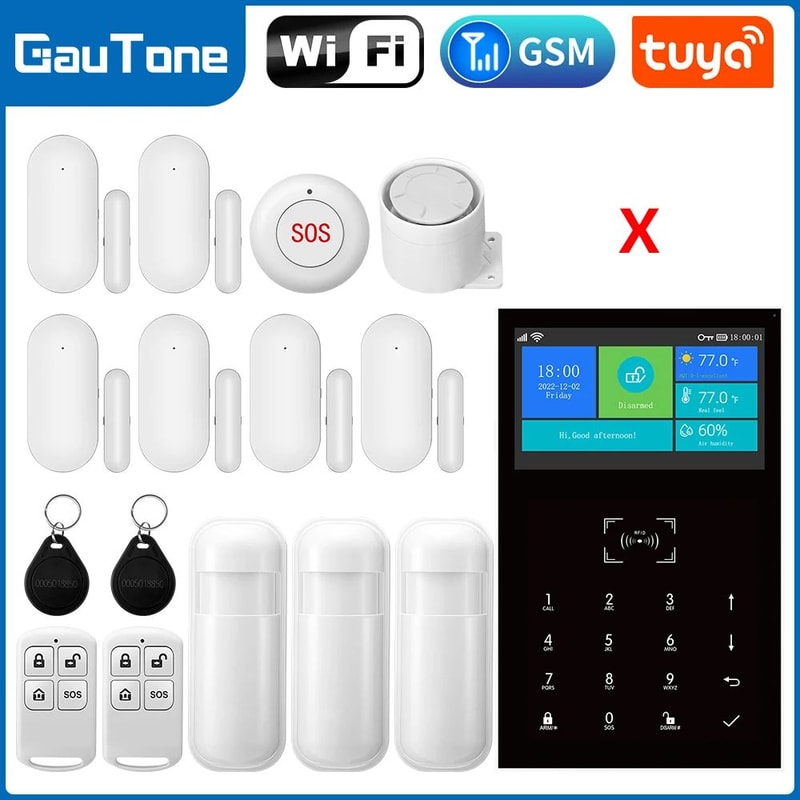 PG109 43 Inch WiFi GSM Smart Home Security Alarm System 18