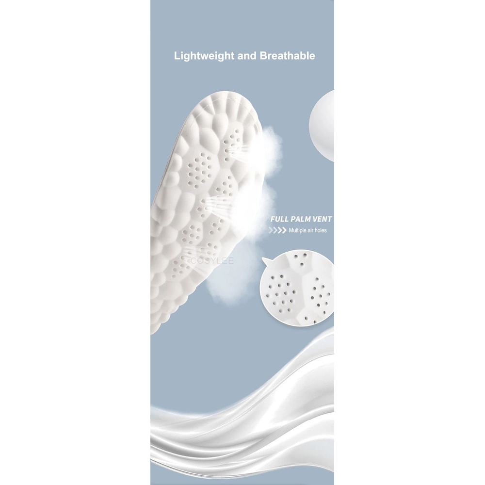 High Elasticity Latex Sport Insoles With Arch Support Cushion 7