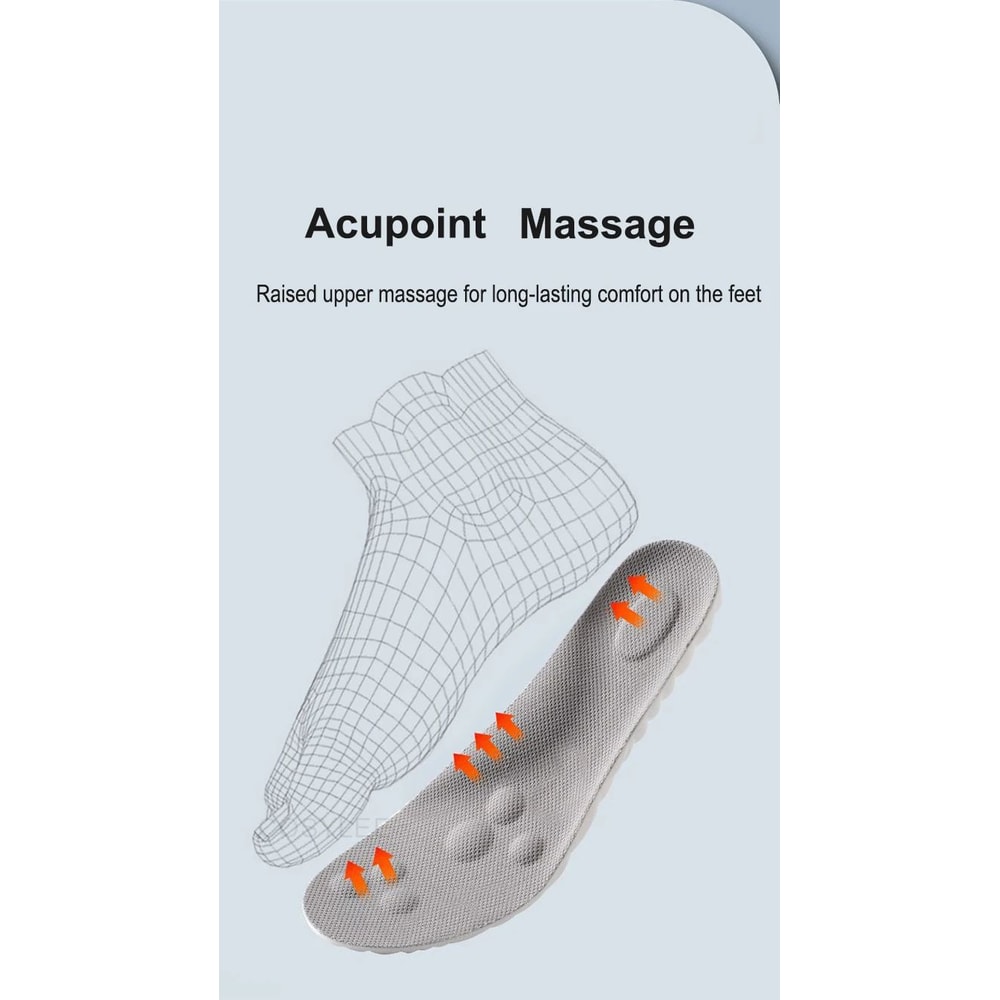 High Elasticity Latex Sport Insoles With Arch Support Cushion 8