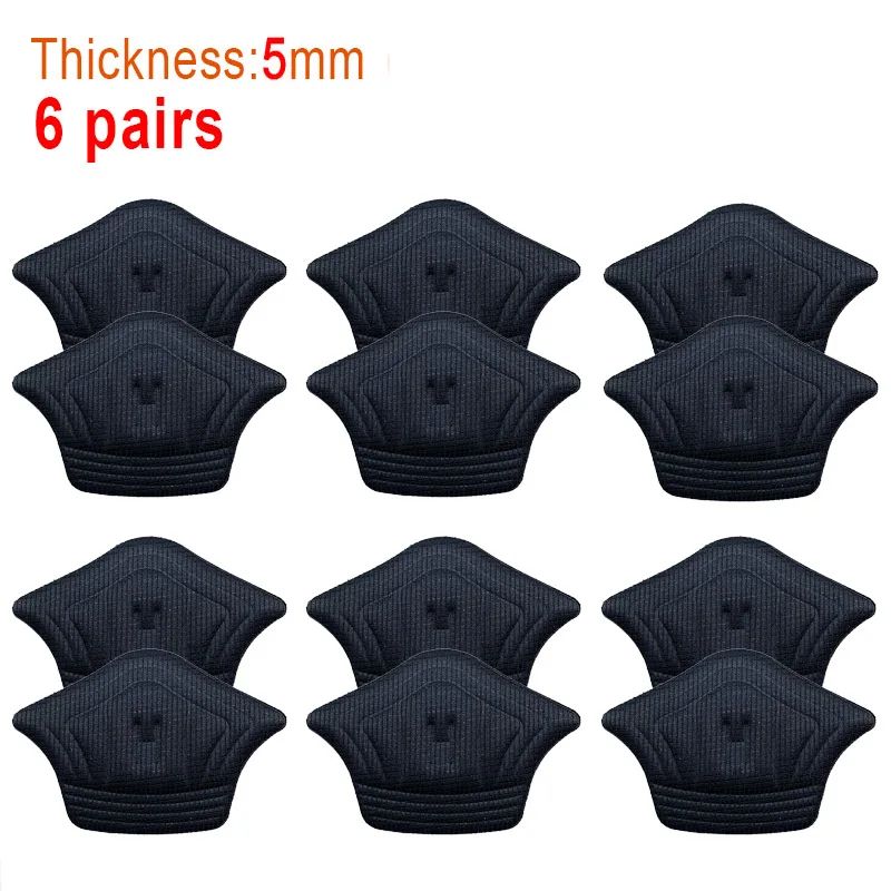6 Pair Adjustable Heel Pads Cushioned Insoles For Sport Shoes 7
