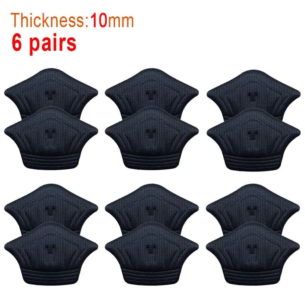 6 Pair Adjustable Heel Pads Cushioned Insoles For Sport Shoes 8