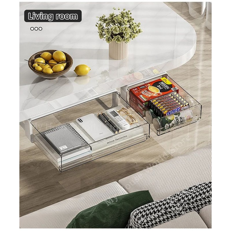 Under Desk Hidden Storage Drawer Organizer 9