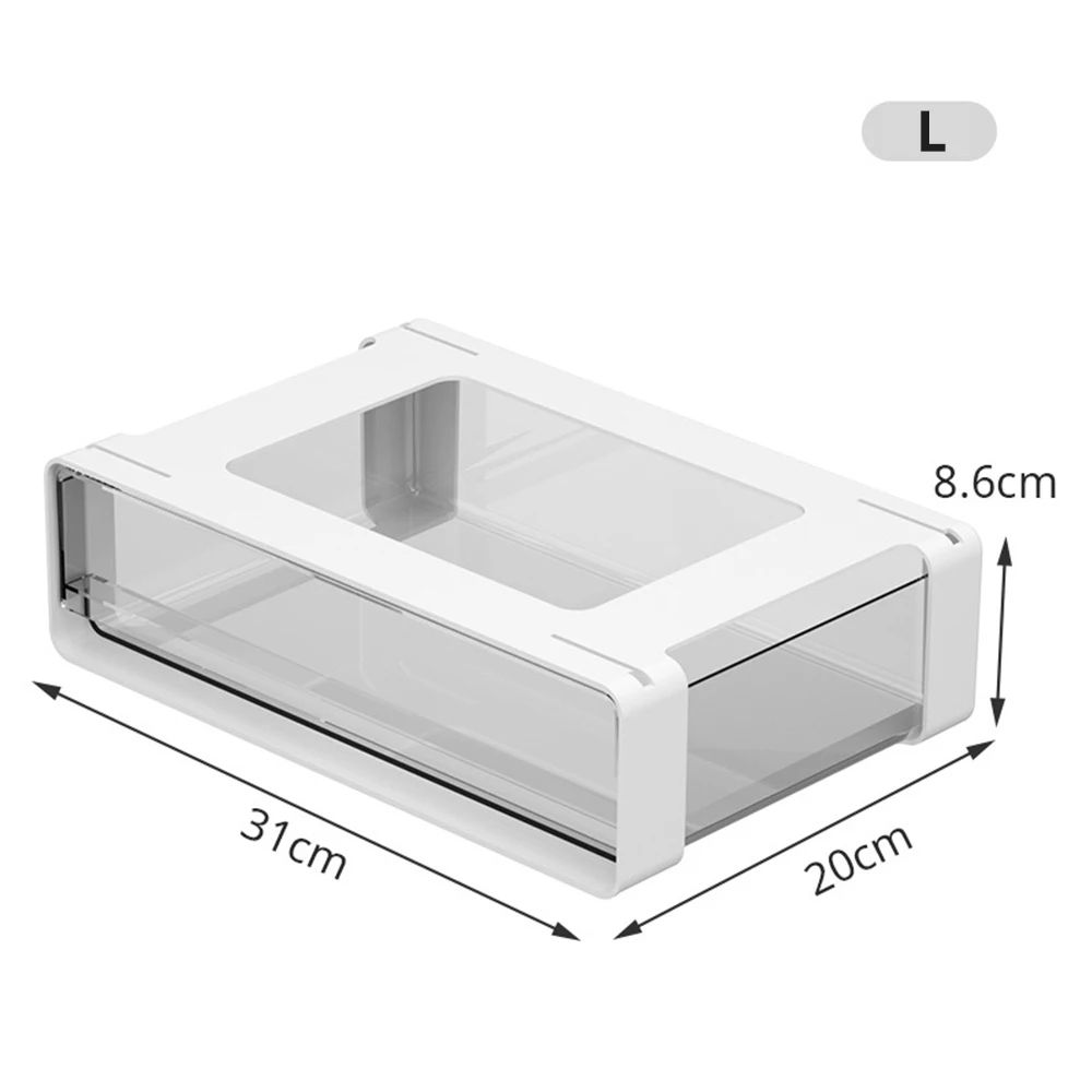 Under Desk Hidden Storage Drawer Organizer 11
