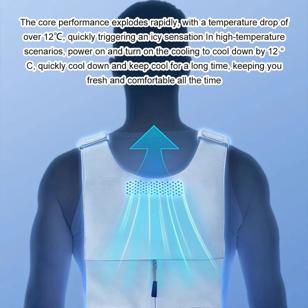 Cooling Air Conditioning Vest For Outdoor Work 8