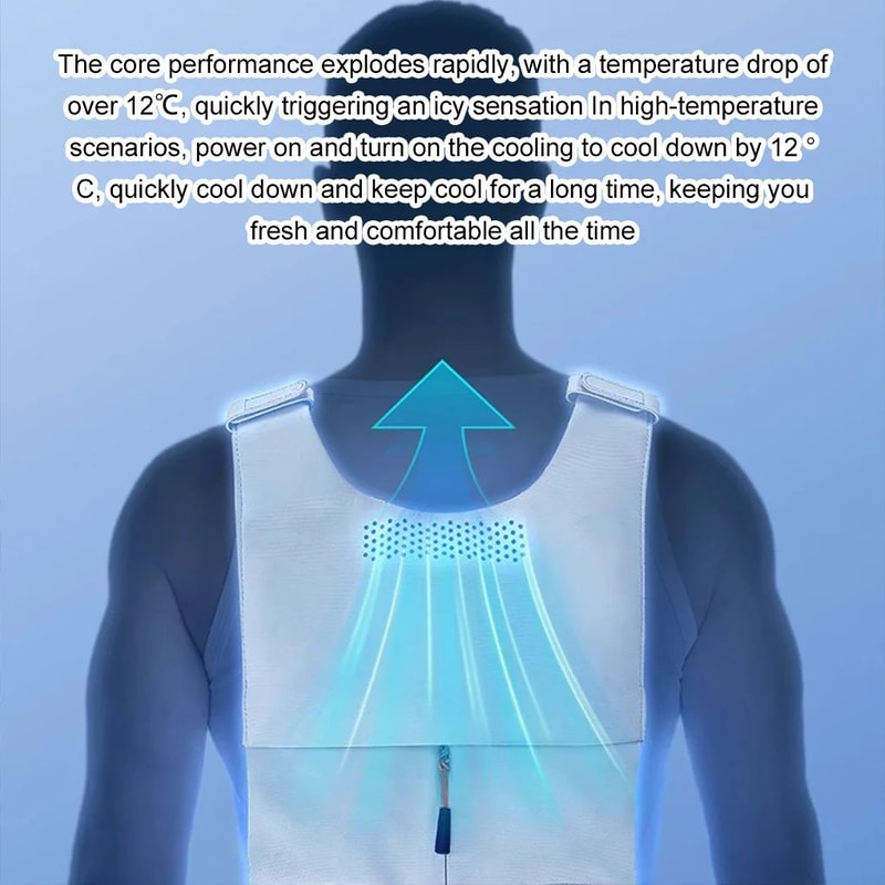 Cooling Air Conditioning Vest For Outdoor Work 8