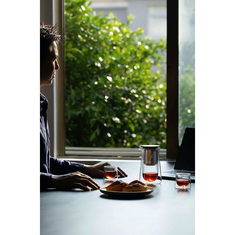 HighEnd Glass Teapot With OneButton Filtration 15