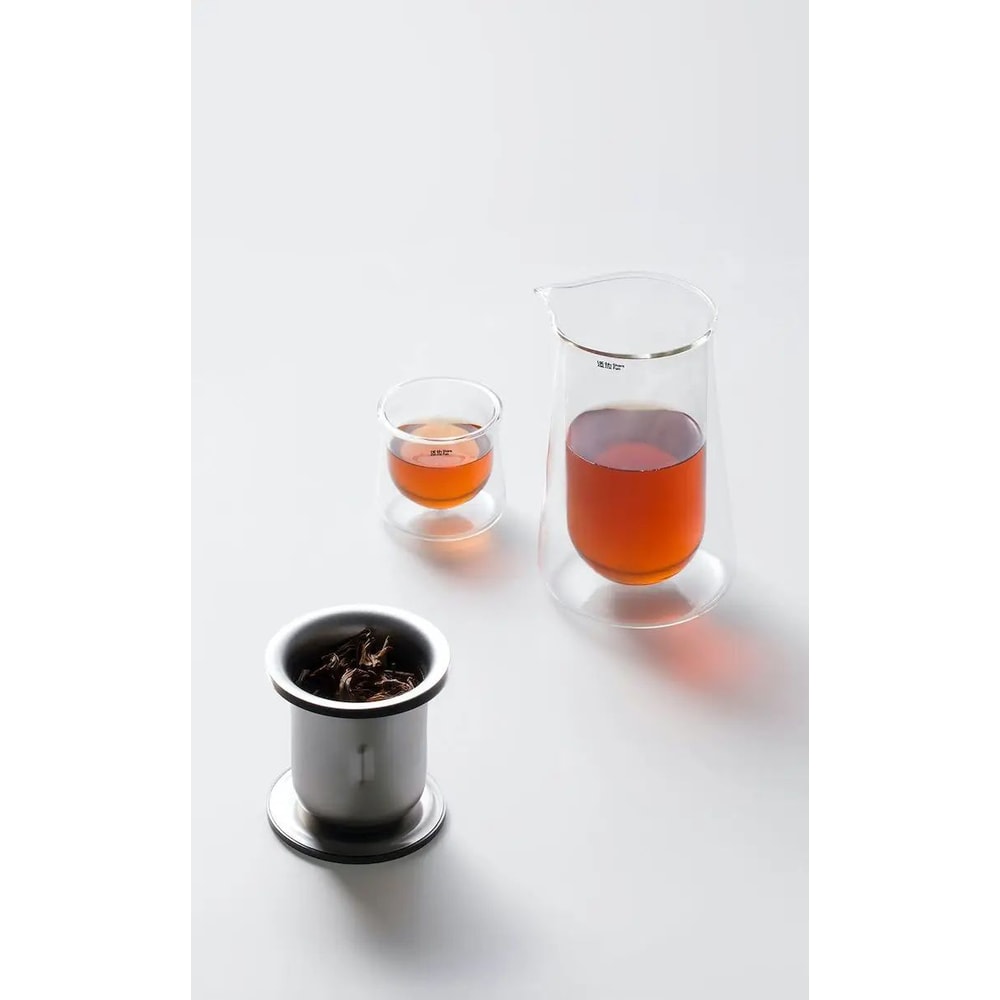 HighEnd Glass Teapot With OneButton Filtration 14