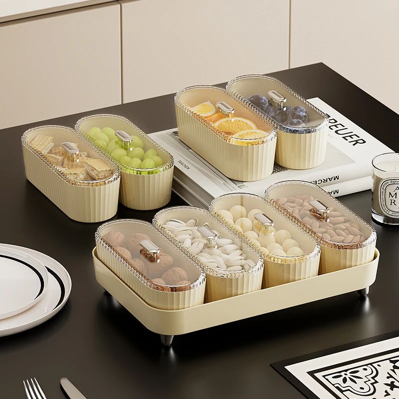 Home Living Fruit And Snack Bowl With Lid 1