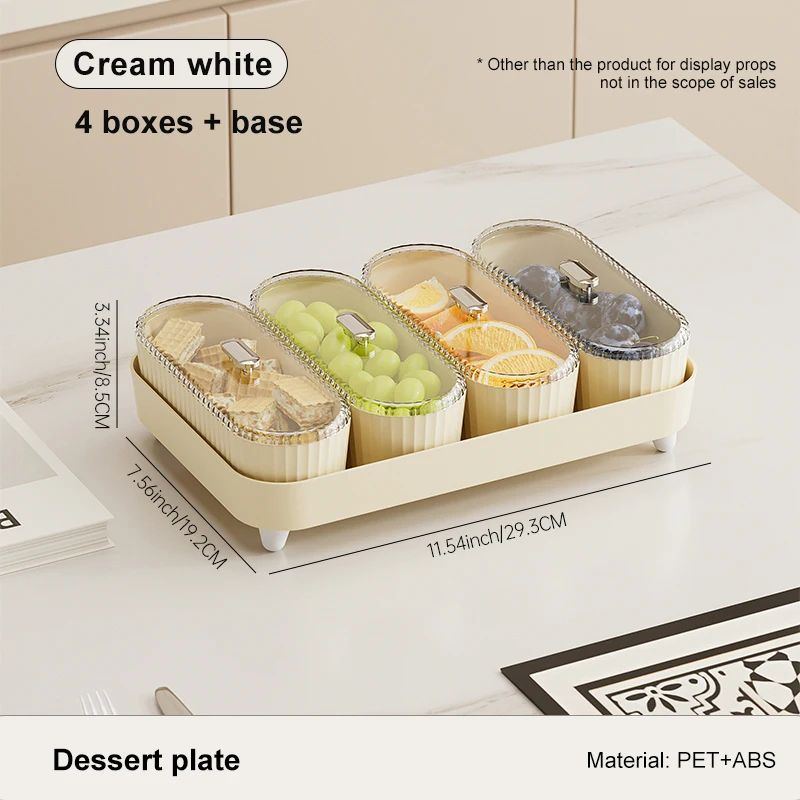 Home Living Fruit And Snack Bowl With Lid 5