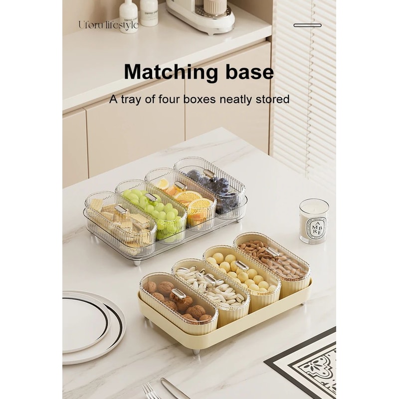 Home Living Fruit And Snack Bowl With Lid 7