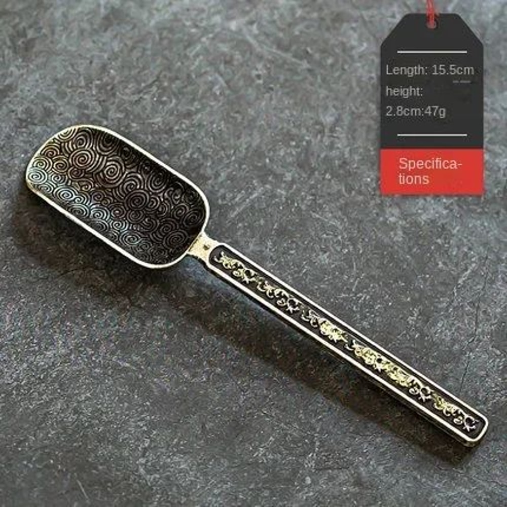 Alloy Tea Spoon For Gongfu Tea Ceremony 7