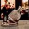 360 Rotating Crystal Glass Wine Decanter 1500 Ml 4