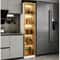 Narrow PullOut Kitchen Storage Cabinet For Refrigerator Gap 4