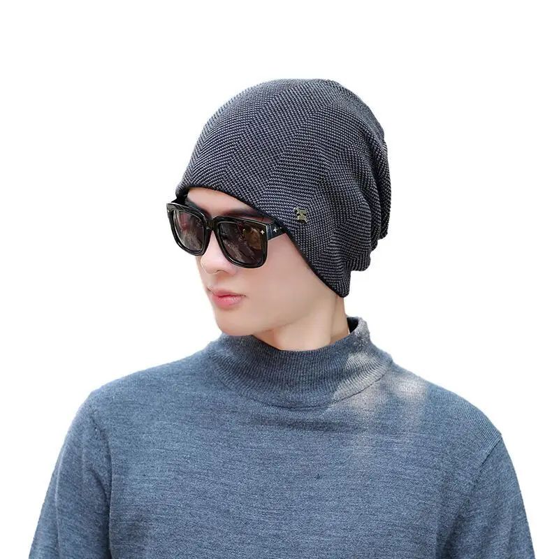 Unisex Thick Knitted Winter Beanie Hat 7