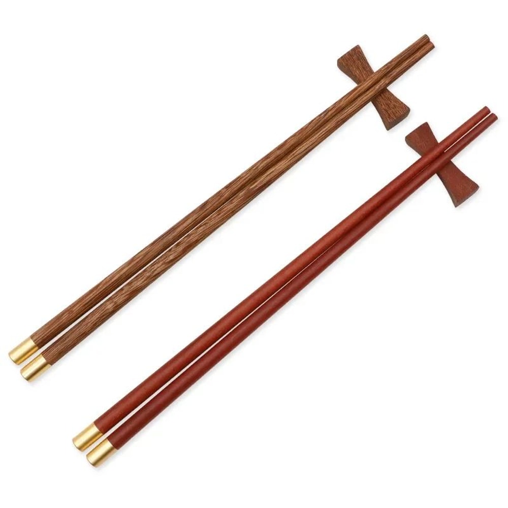 Premium Natural Red Sandalwood Chopsticks Set With Gift Box 1