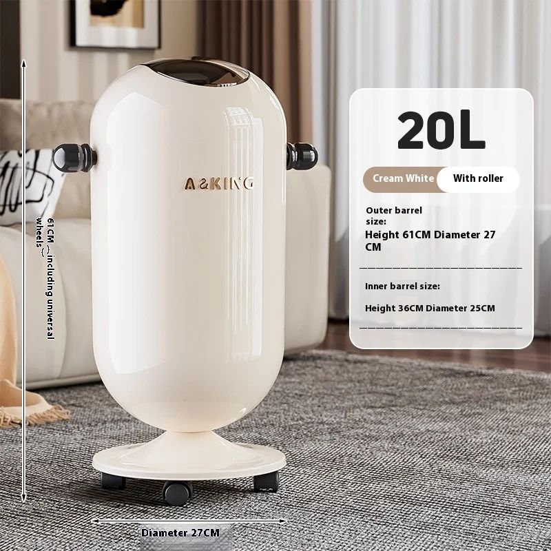 Premium TouchFree Stainless Steel Trash Can 12