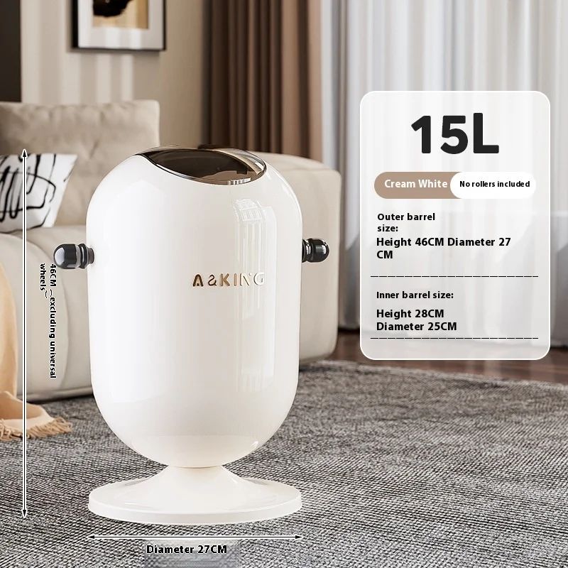 Premium TouchFree Stainless Steel Trash Can 9