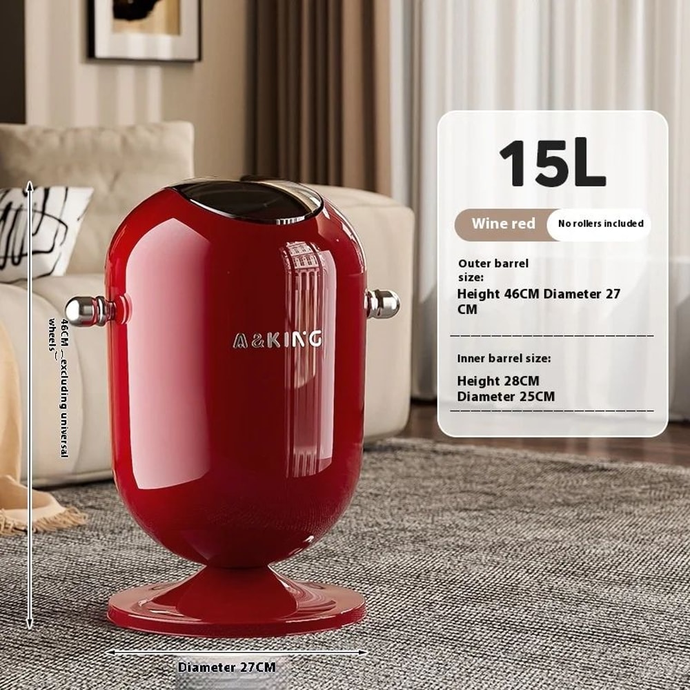 Premium TouchFree Stainless Steel Trash Can 13