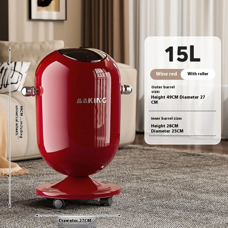 Premium TouchFree Stainless Steel Trash Can 14