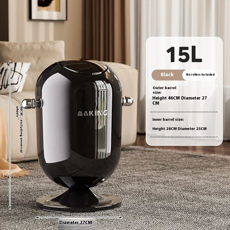 Premium TouchFree Stainless Steel Trash Can 5