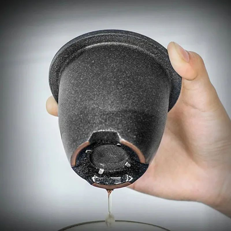 Retro Ceramic Mug With Wooden Handle And Lid 9