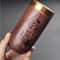 Portable Ceramic Tea Caddy With Wood Grain Finish 8