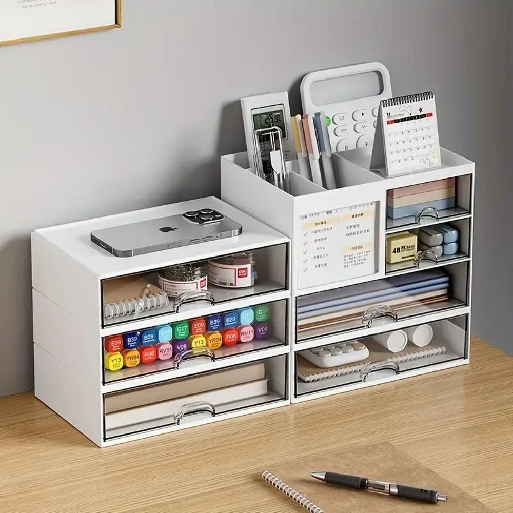 Desktop Drawer Desk Organizer Storage Box 3