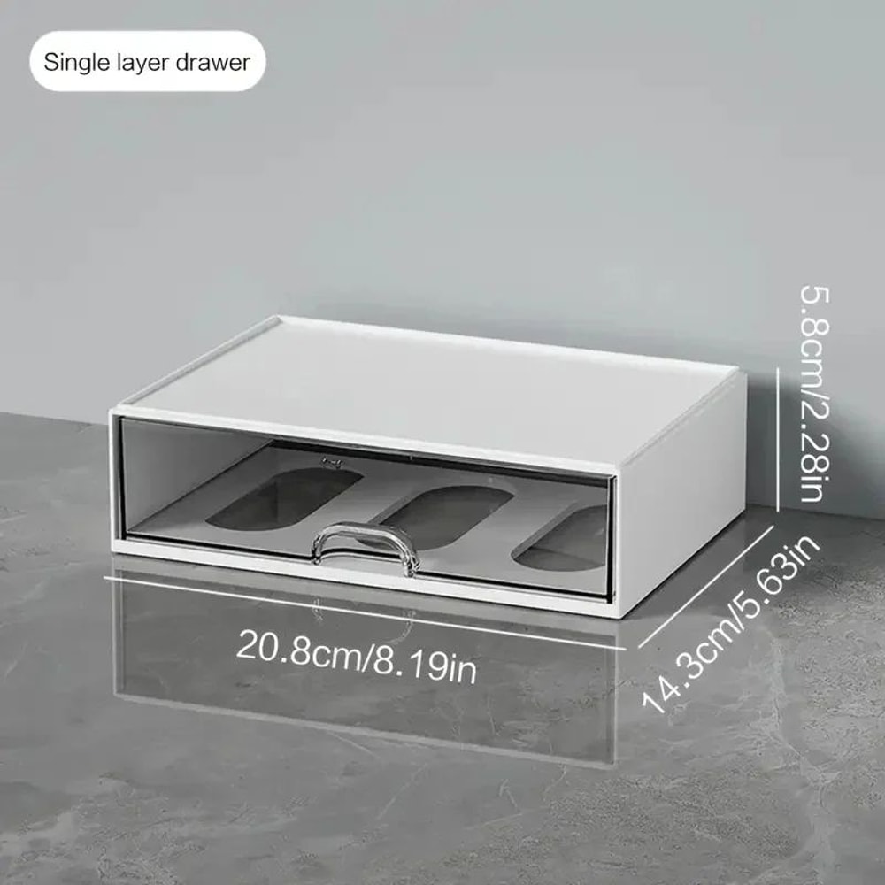 Desktop Drawer Desk Organizer Storage Box 5